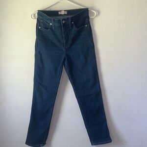 Madewell Stovepipe high rise Skinny Jeans size 27